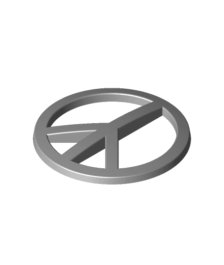 peace_logo.stl 3d model