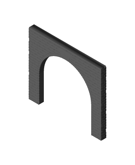 Portal - N scale - 2 inch clearance.3mf 3d model