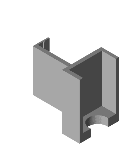 Inversed Version - X Axis Camera Mountwith LOGO.stl 3d model