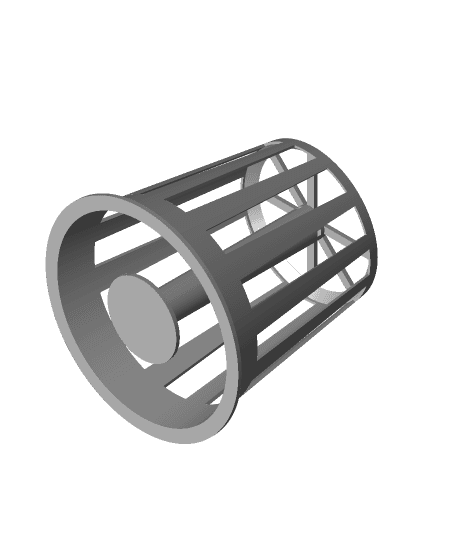 2inchcup_no_rings_support.stl 3d model