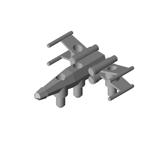 rebel_ship_X_Wing_Fighter.stl 3d model