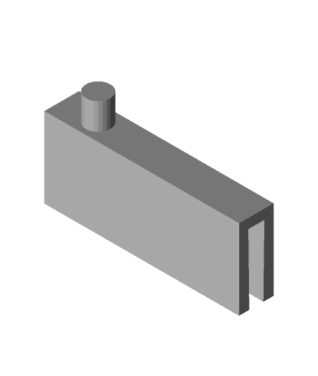 Glass Door Hinge 3d model