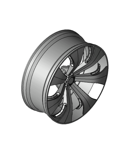 Sport rim 2 3d model