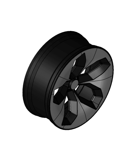 Sports car rim 3d model