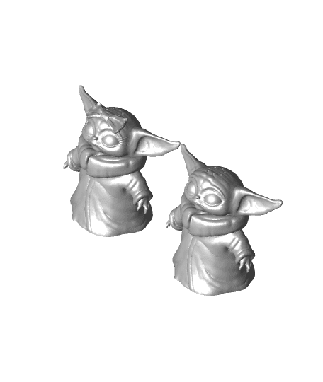 Yoda Babies 3d model