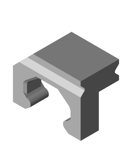 Click Drawer Bin Stopper - Right Pin.stl 3d model