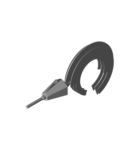 LED STAFF - Reference 3D Model 3d model