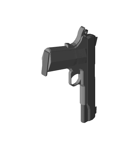 15 guns and attachments 3d model