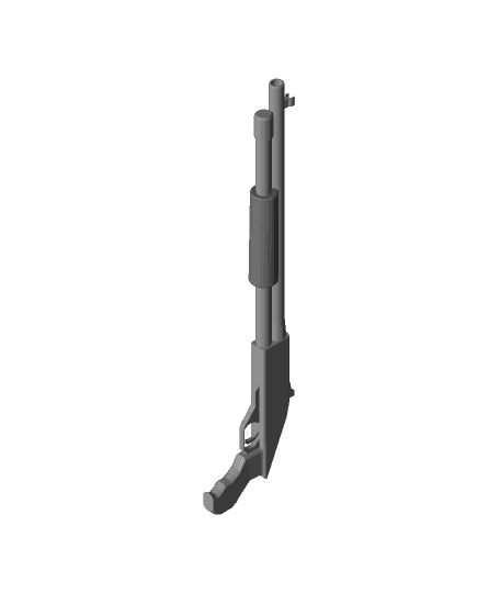 Pump Shotgun.fbx 3d model