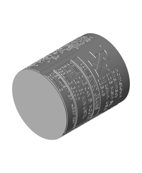 Pill_Bottle.stl 3d model