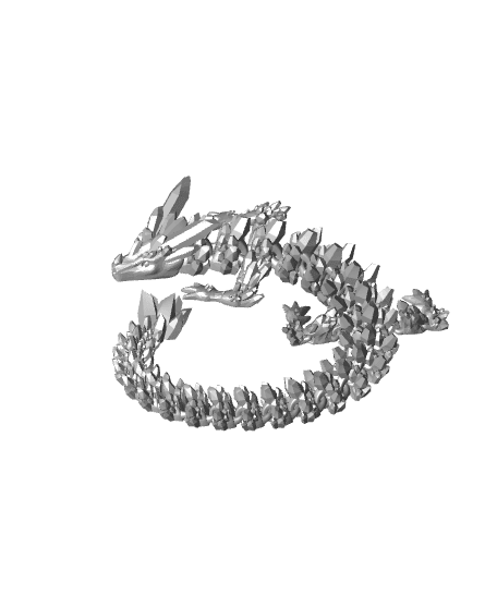 Crystal Dragon_High poly.stl 3d model