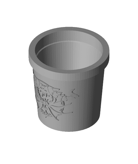 Small Garden Pot - Warcraft Warlock 3d model