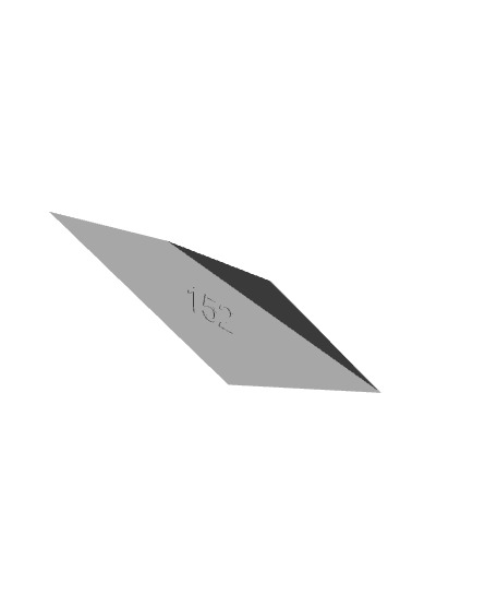 152 tail.stl 3d model