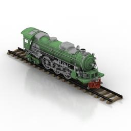 Train 3D Model 3d model