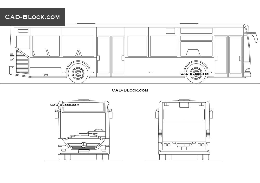 Bus Mercedes-Benz Citaro 3d model
