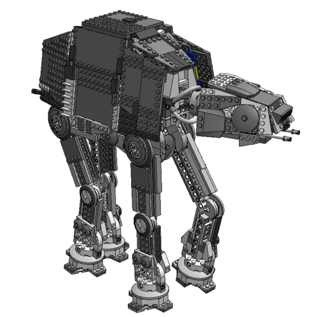 Lego Star Wars ATAT 3d model