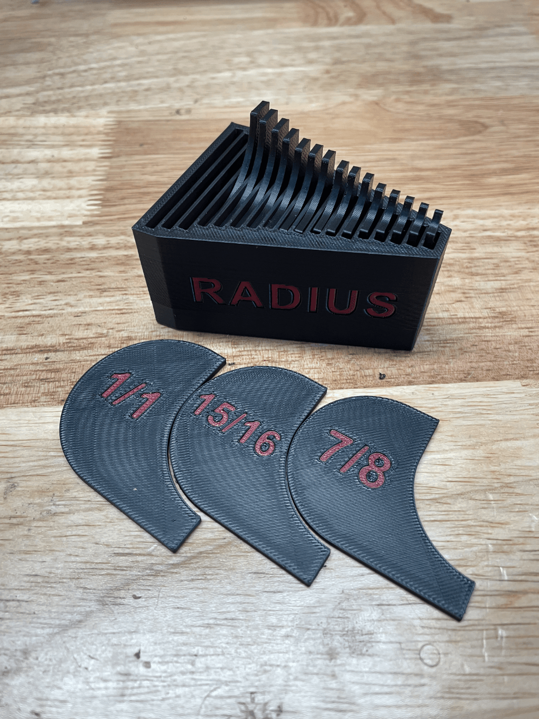 Radius Fillet Gauges INCH SAE Imperial Diameter Tool Checker 3d model