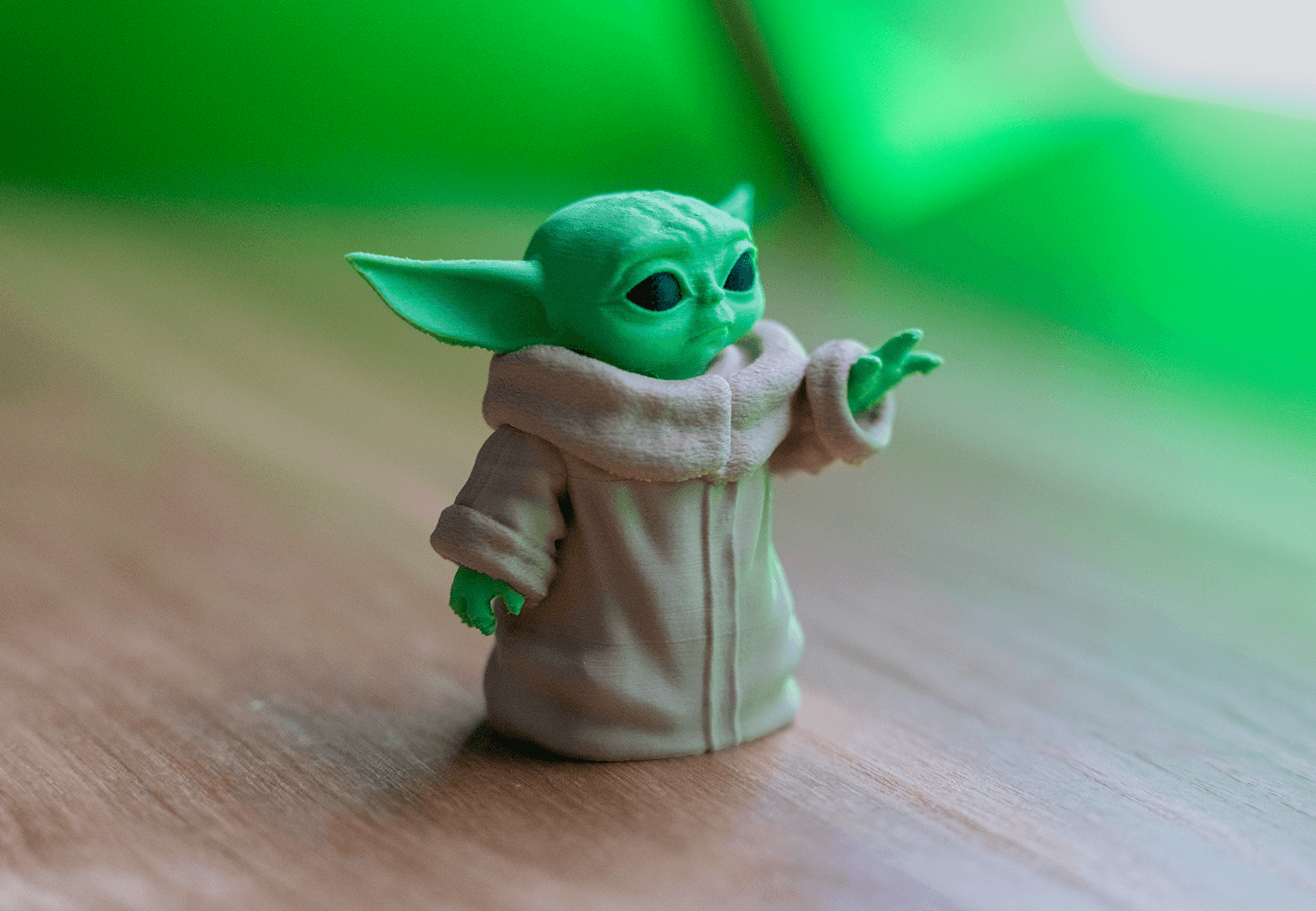 Colorized Grogu (Baby Yoda) 3d model