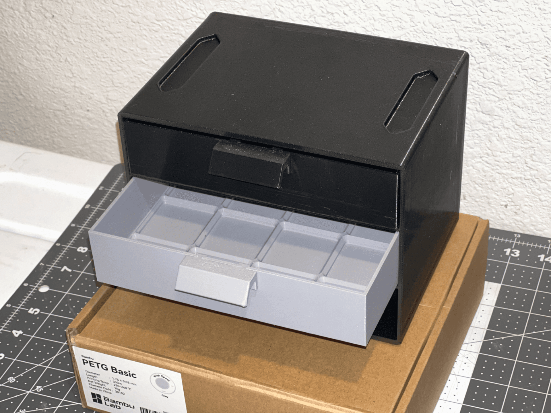 Gridfinity Mini Drawer System (Multiboard) 3d model