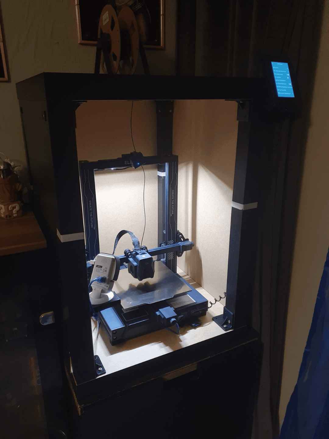 Simple Ikea Lack Printer Case / enclosure 3d model