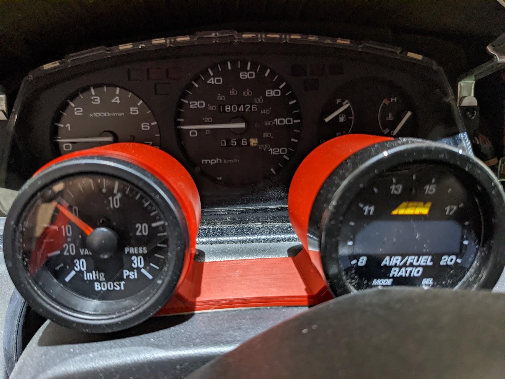 Dual Gauge Pod Steering Column 92-95 Honda Civic 3d model
