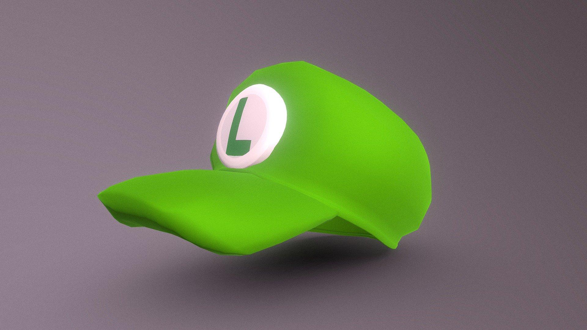 Luigi's Cap (Super Mario Bros) 3d model
