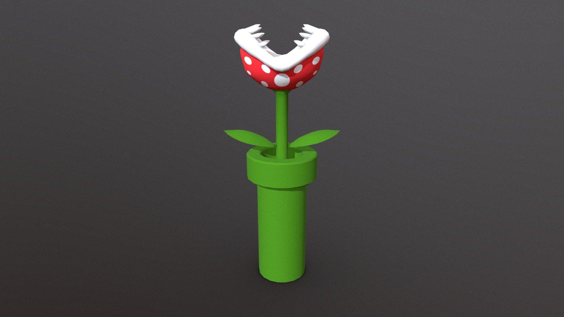 Piranha Plant (Super Mario Bros) 3d model