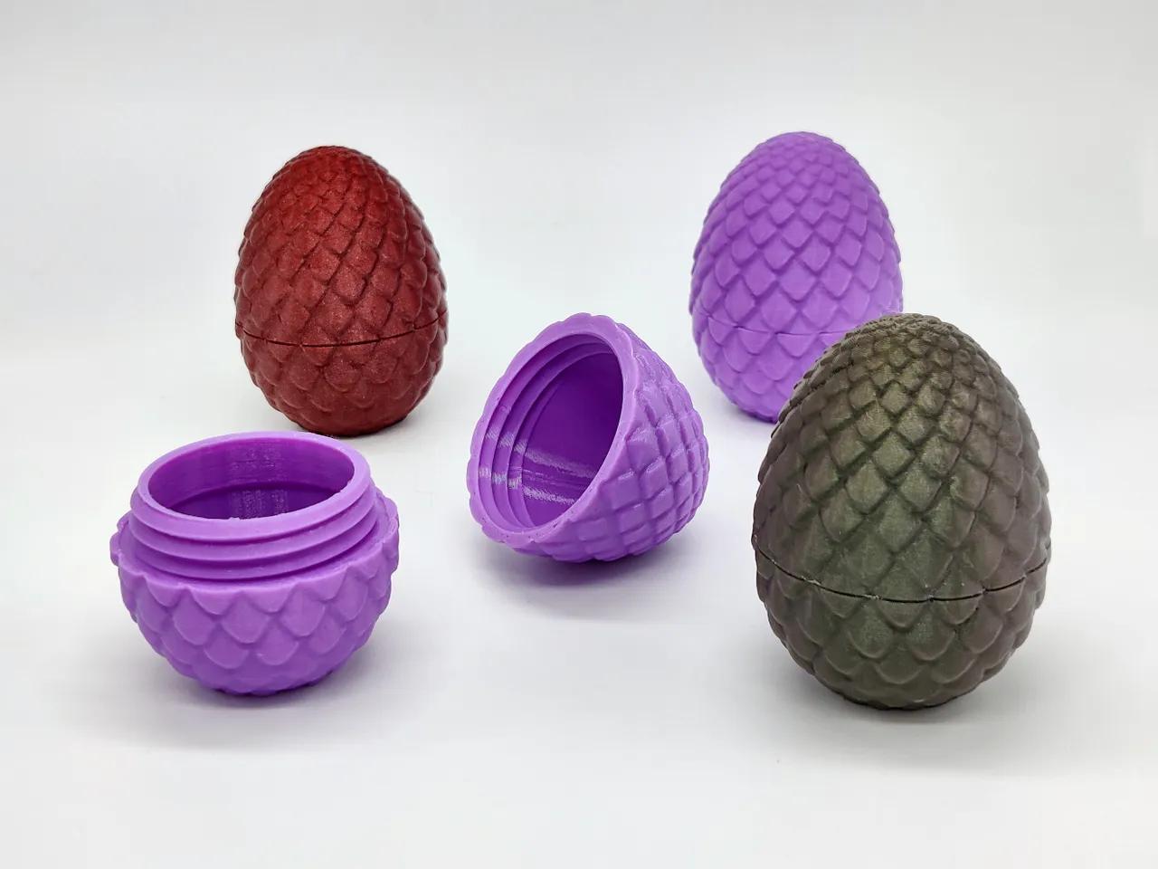 Threaded Dragon Egg, Great for Easter and Gifts 3d model