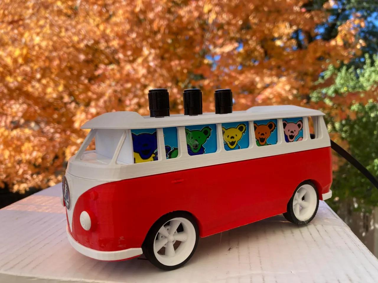 Grateful Dead Time Machine VW Bus case 3d model