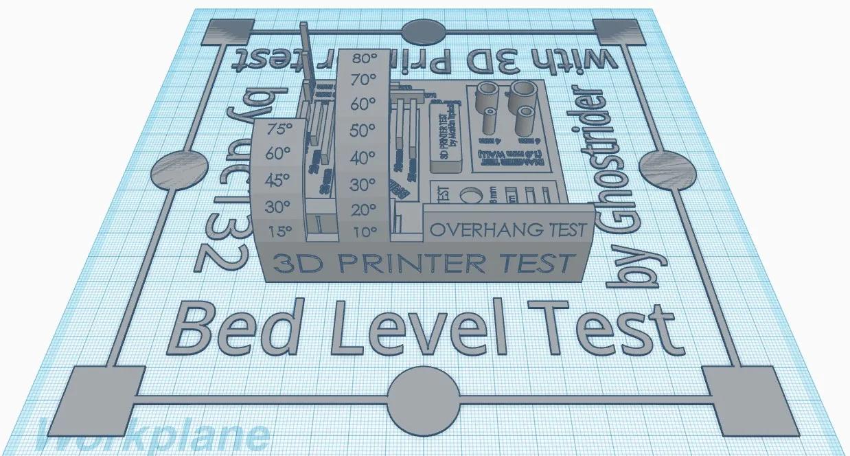 All-In-One 3D Printer Test/Bed Level Test 3d model