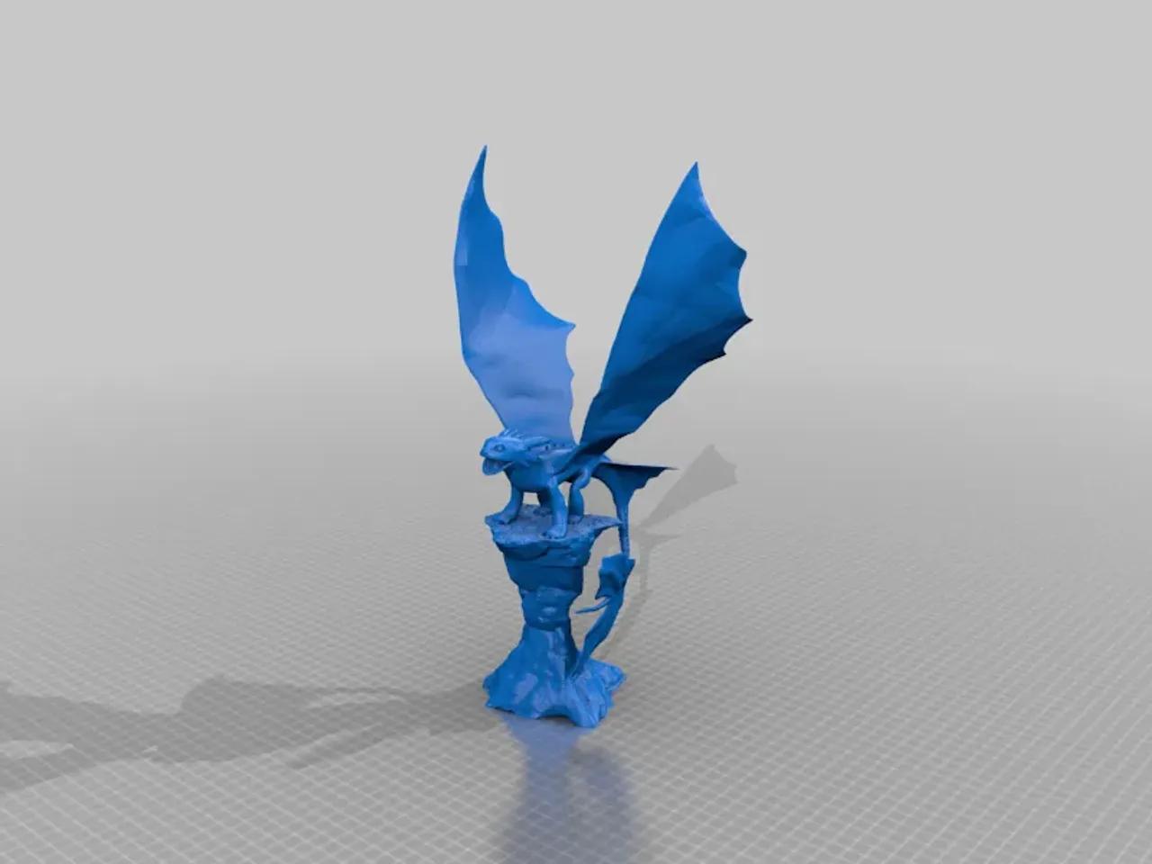 Toothless (fixed) - How to train your dragon 3d model