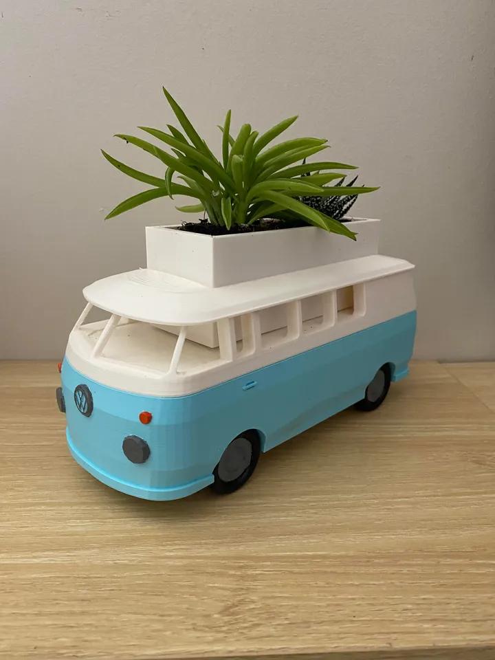 VW bus planter 3d model