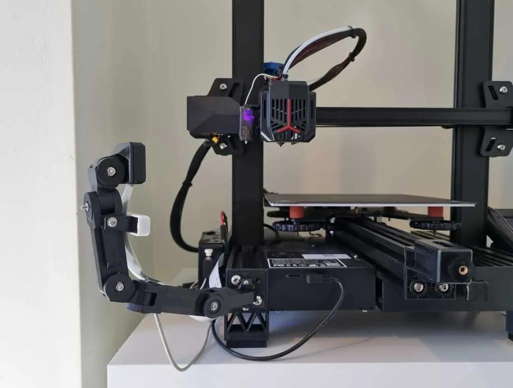 Raspberry Pi camera mount (with light) for Ender 3 v2 Neo 3d model