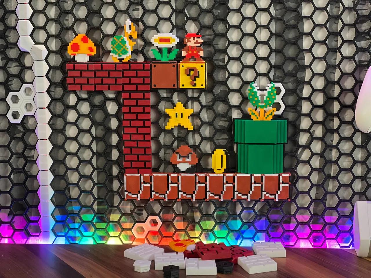 Super Mario Bros. Tiles 3d model