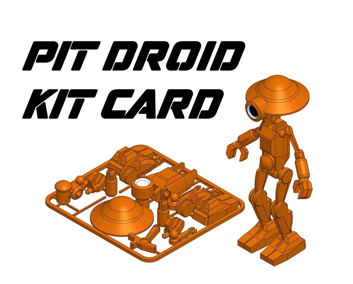 Star Wars Pit Droid Kit Card 3d model