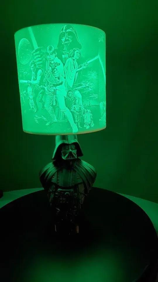 Star Wars Lithophane Lamp 3d model