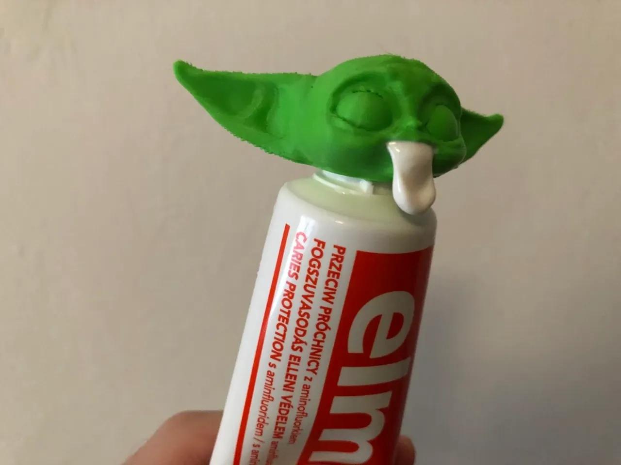 Baby Yoda Elmex Toothpaste Vomit 3d model