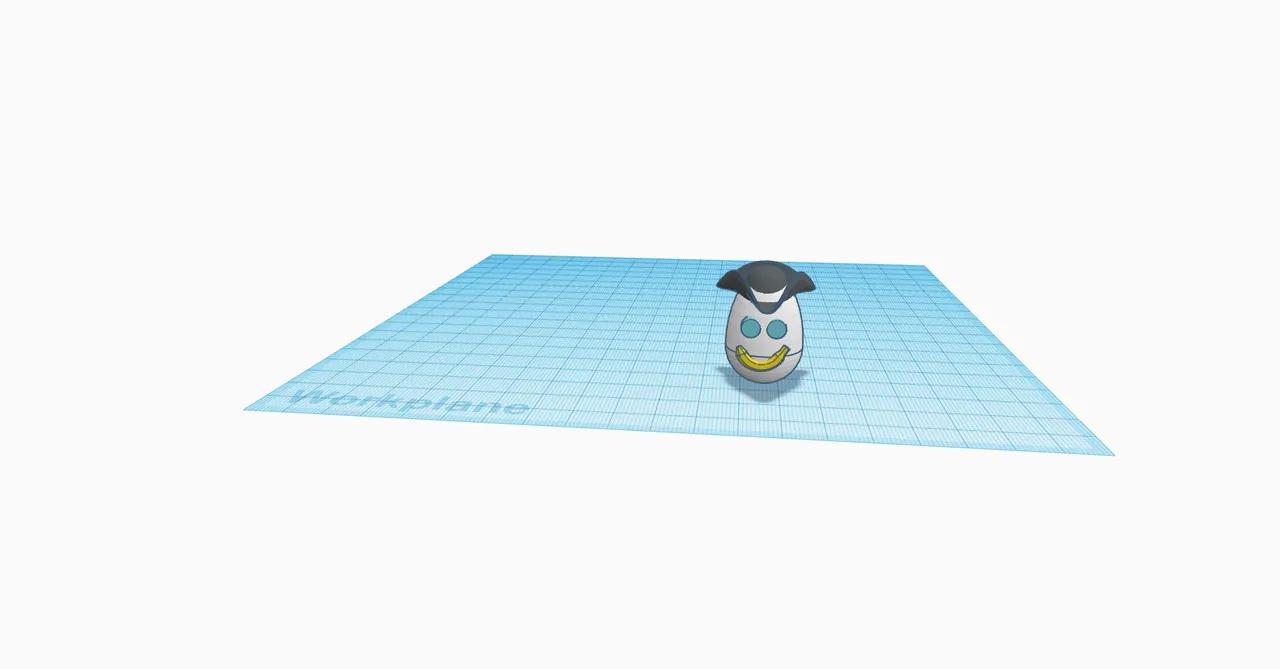 egg 3d model