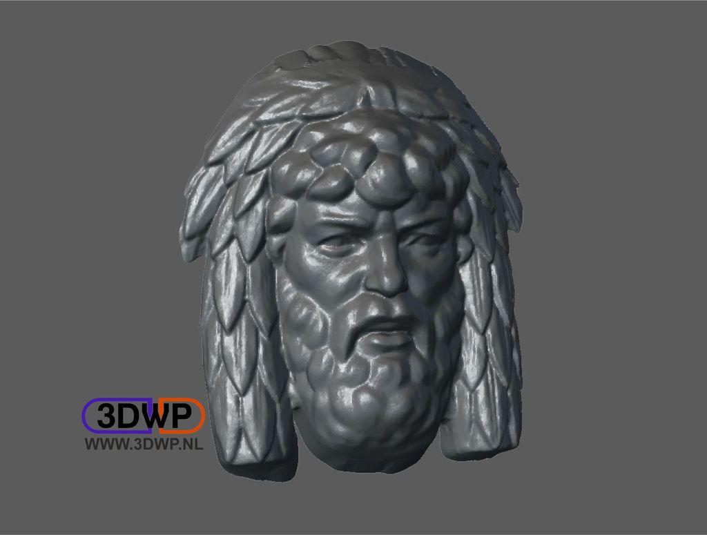 Man Bas Relief (Sculpture 3D Scan) 3d model