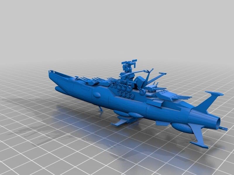Space battleship Yamato 3d model