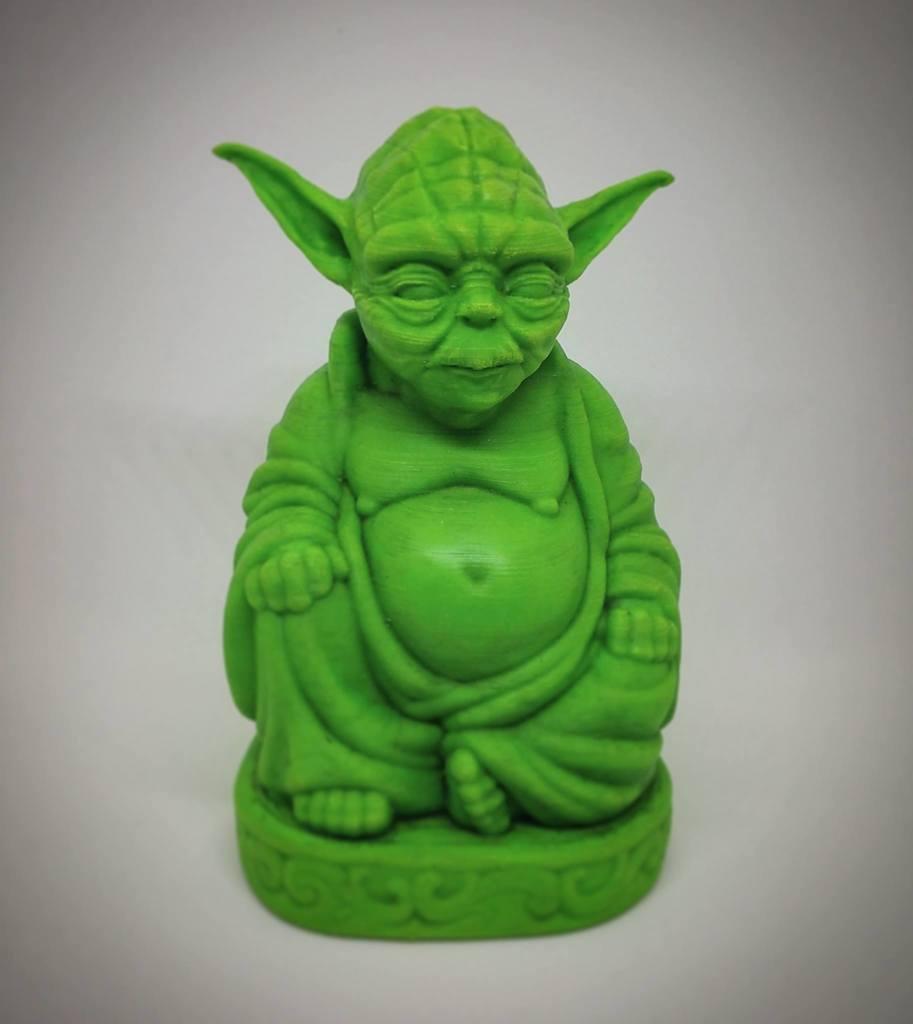 Yoda Buddha (High res, No support) 3d model