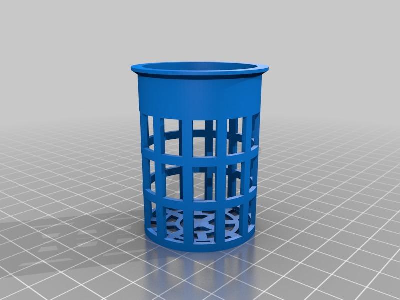 My Customized Parametric Net Pot / Net Cup for Hydroponics / Aeroponics / Fogponics 3d model