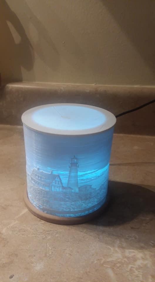 Lithophane Lamp 3d model