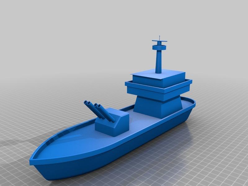 Battleship 1.0 3d model