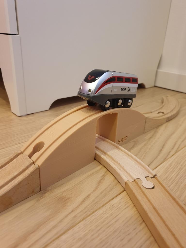 BRIO train track (ORIGINAL & SELFMODD) 3d model