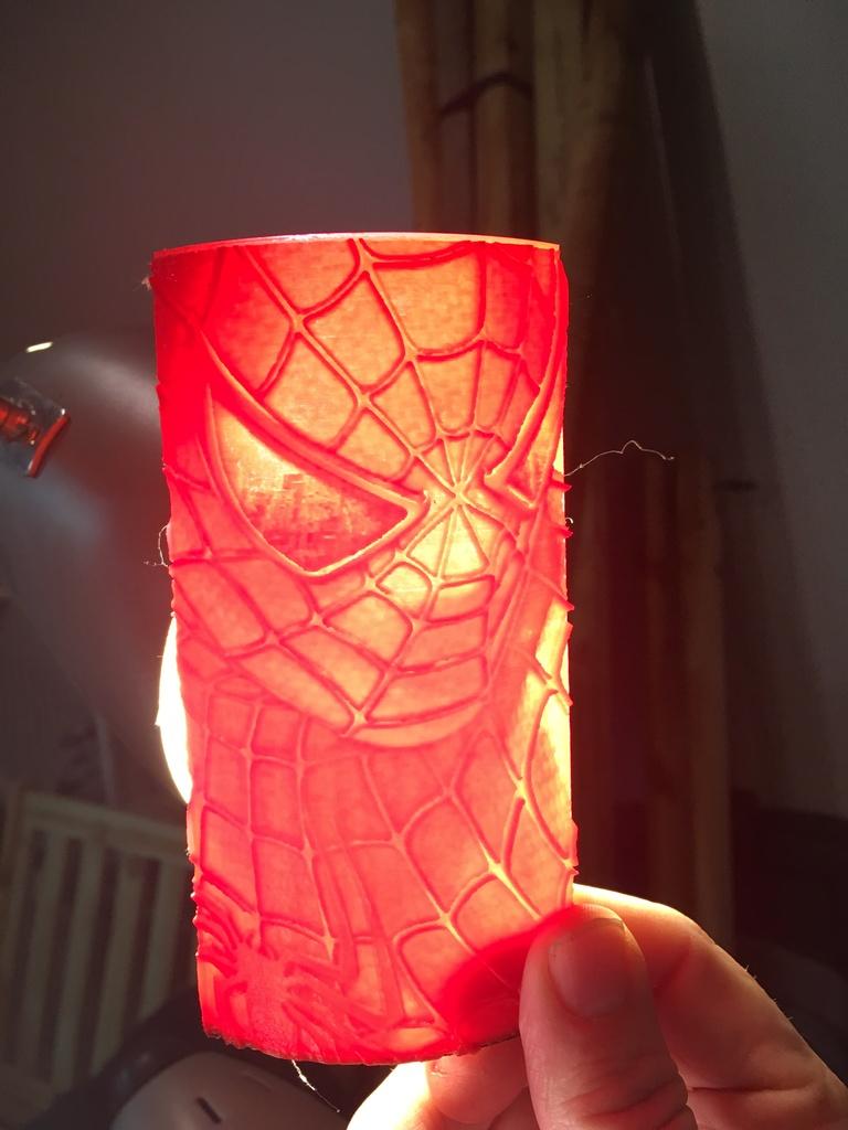 Spiderman Lithophane 3d model