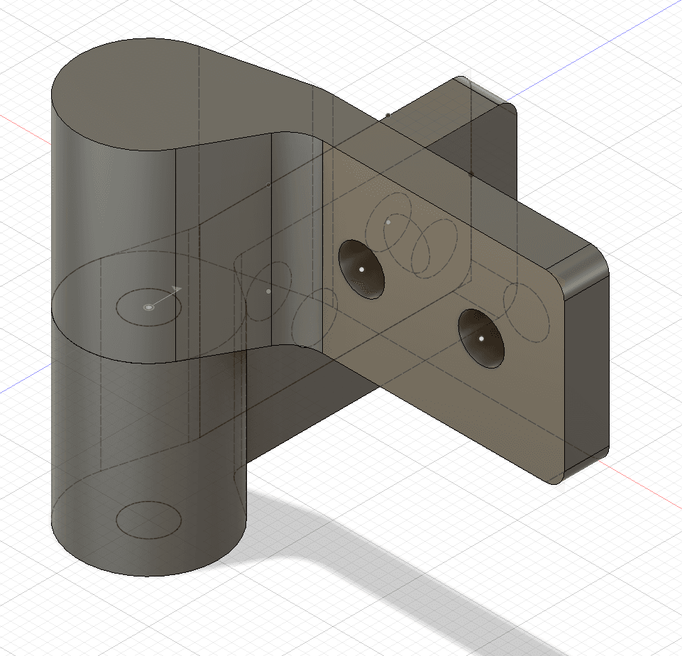 3D Printer Enclosure (box) Door Hinge 3d model