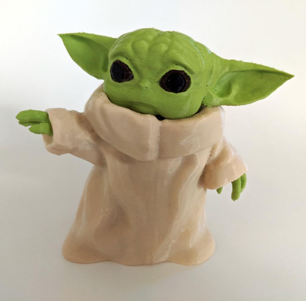 Baby Yoda - Multi-Color 3d model