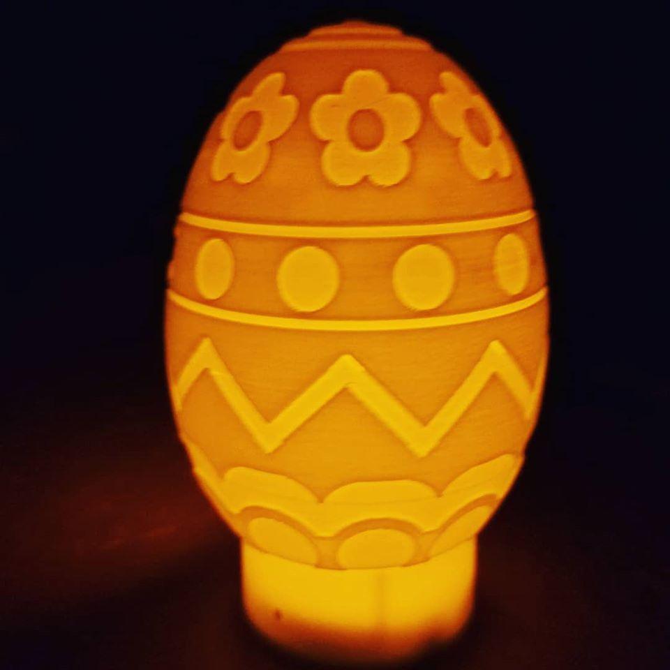 Tea Light Easter Egg V2 3d model