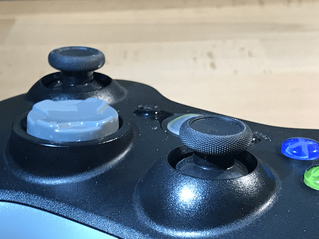Xbox One thumbstick shim-->360 controller 3d model